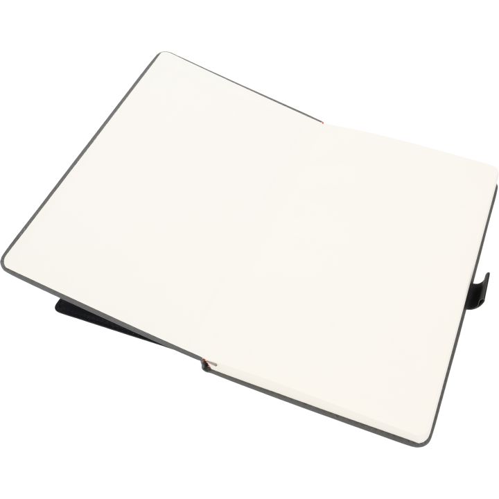 Notatnik A5 w linie z wizytownikiem MARTIN - Ciemnoszary