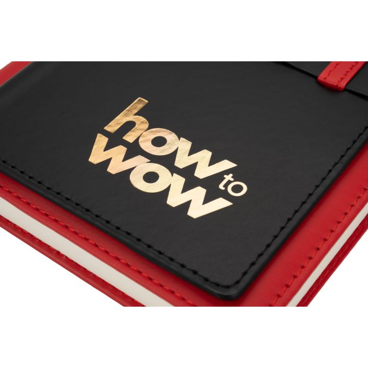 Notatnik A5 w linie z wizytownikiem MARTIN - Ciemnoszary