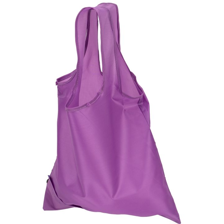 Torba na zakupy składana 190T HENRYKA - Fioletowy