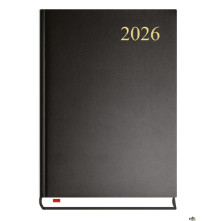 Kalendarz Asystent A5 2026 - czarny Michalczyk i Prokop T-237C-V