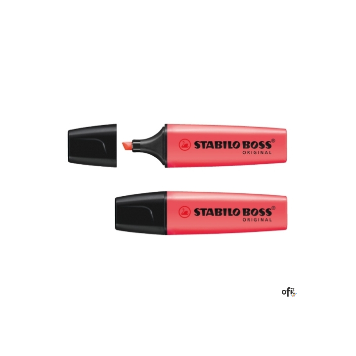 Zakreślacz STABILO BOSS fluorescencyjny czerwony 70/40