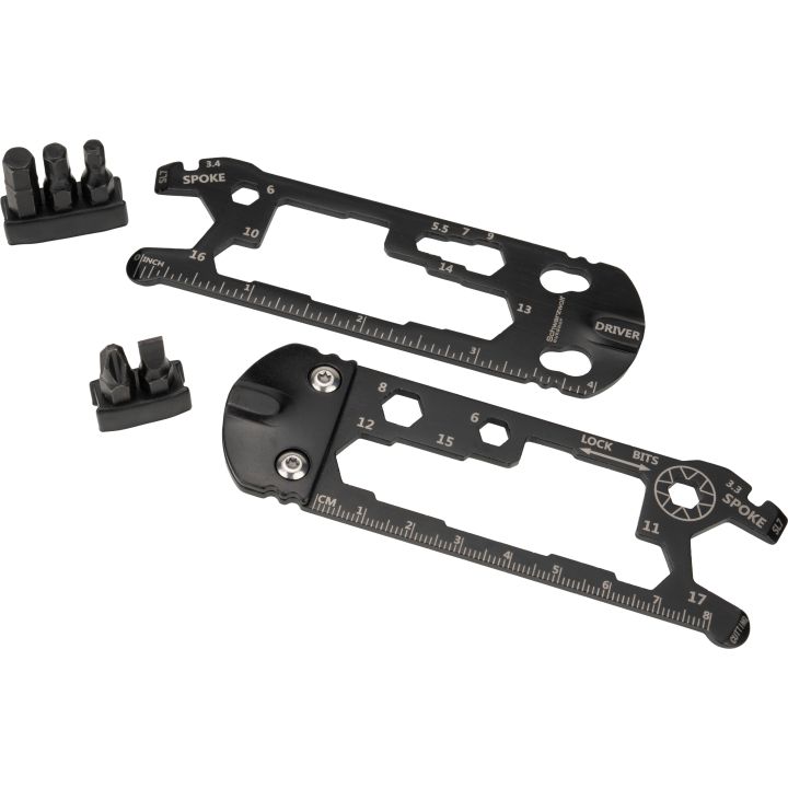 Narzędzie rowerowe INARI Schwarzwolf - Czarny