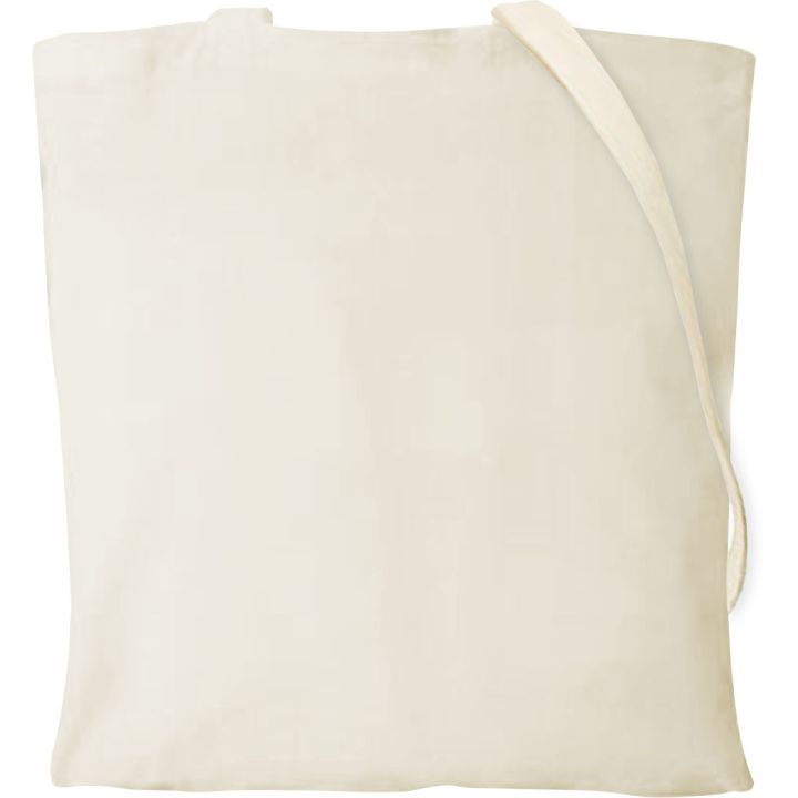 Torba bawełniana z długimi uszami 140 g/m2 GIOVANNI - Naturalny
