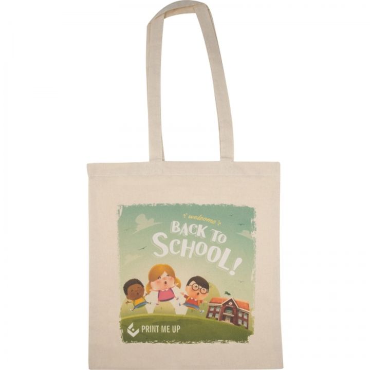 Torba bawełniana z długimi uszami 140 g/m2 GIOVANNI - Naturalny