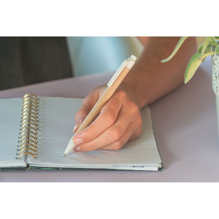 Długopis tekturowy DOMENICA - Beżowy