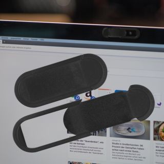 Zaślepka na kamerę w laptopie VIVIAN - Czarny