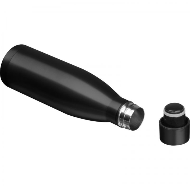 Butelka stalowa termiczna 500 ml BERND - Czarny