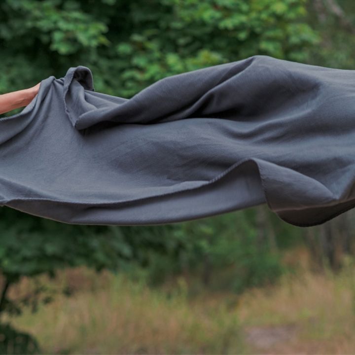 Koc z polaru RPET GIULIANA - Ciemnoszary