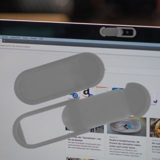 Zaślepka na kamerę w laptopie VIVIAN - Szary