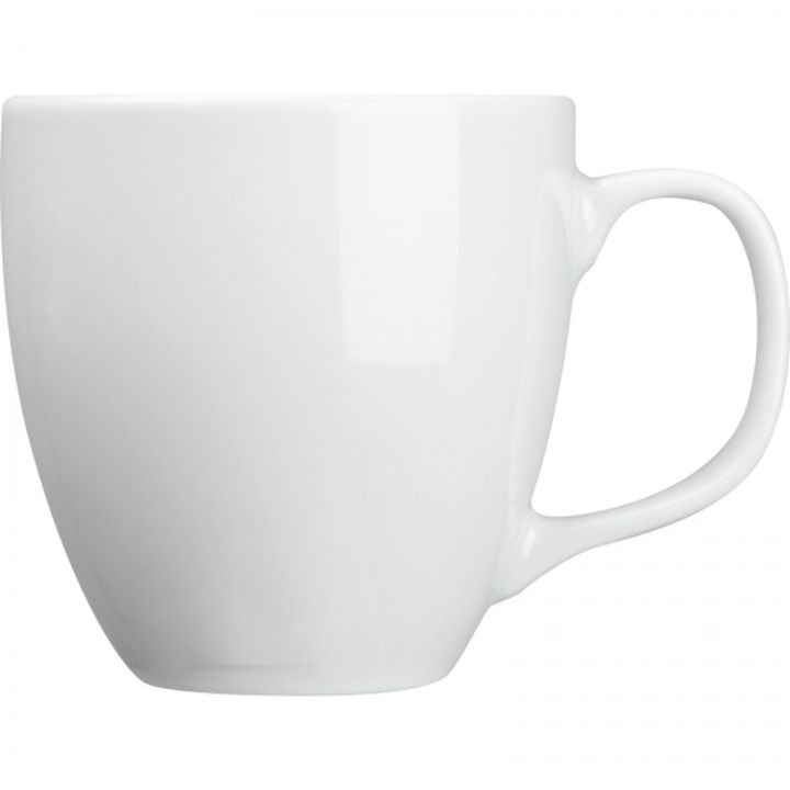 Kubek porcelanowy 400 ml DANIELLE - Biały
