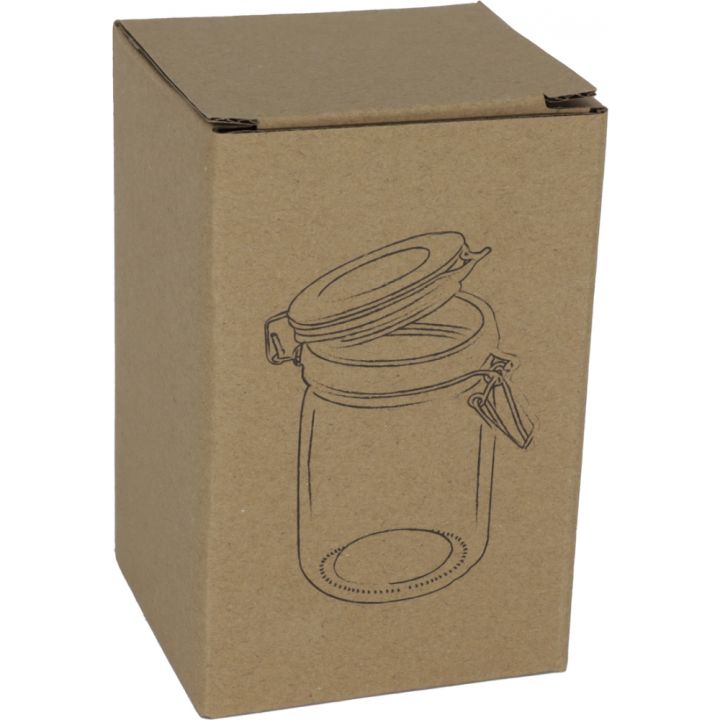 Słoik szklany 200 ml BROOKE - Przeźroczysty