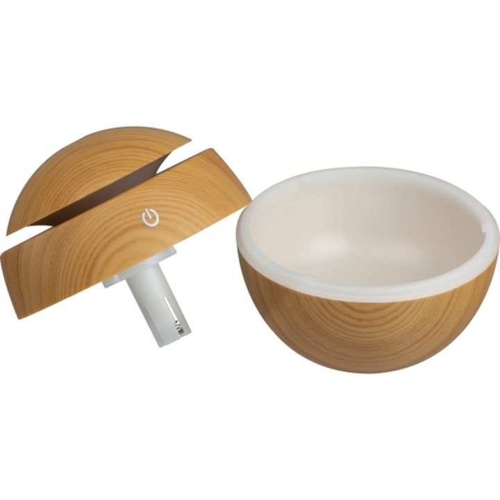 Nawilżacz powietrza z lampką LED 130 ml ROSALIE - Brązowy