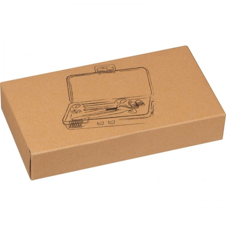 Zestaw narzędzi rowerowych ELIO - Przeźroczysty