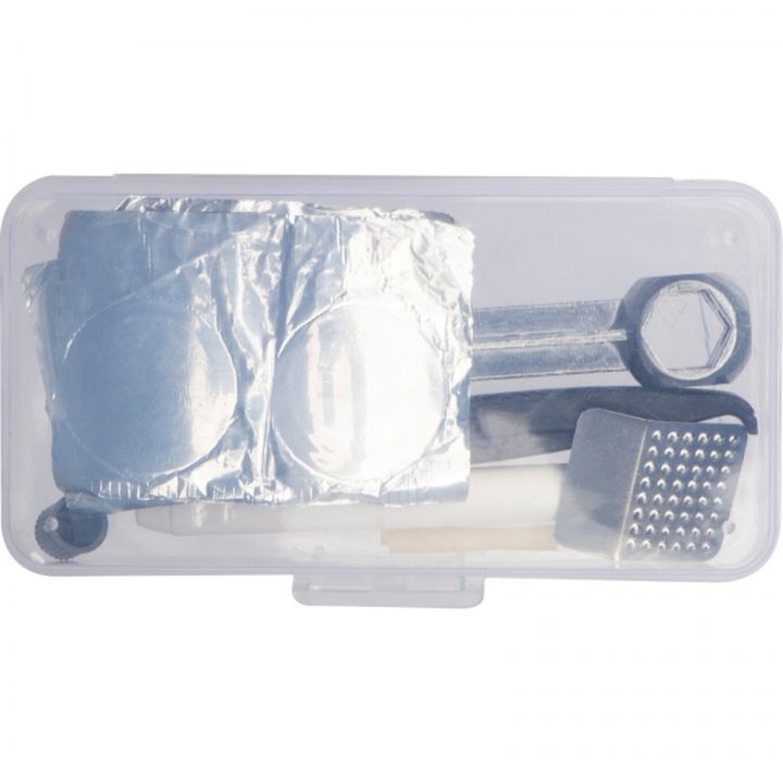 Zestaw narzędzi rowerowych ELIO - Przeźroczysty