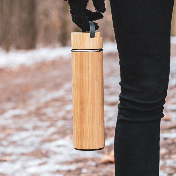 Butelka stalowa termiczna 500 ml ESTERA - Beżowy