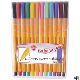 Cienkopis RYSTOR RC-04 etui 12szt 403-120
