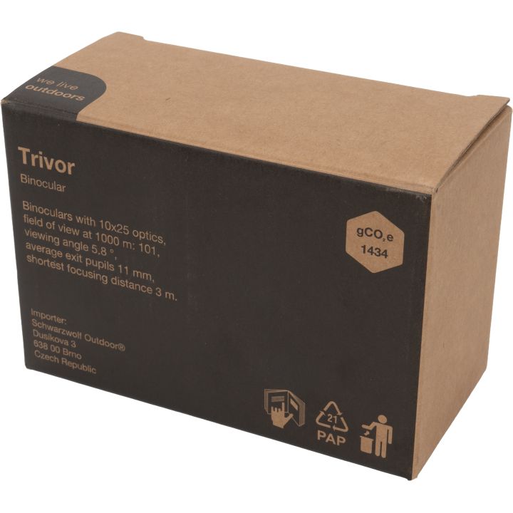 Lornetka TRIVOR Schwarzwolf - Czarny