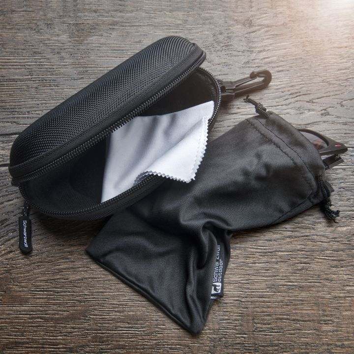 Etui na okulary ARKANSAS Schwarzwolf - Czarny