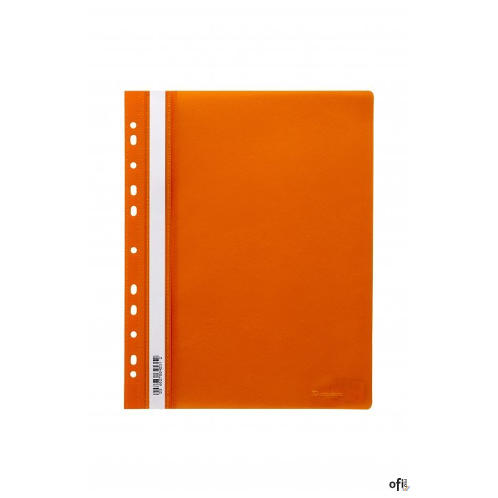 Skoroszyt wpinany PP DOTTS (20) pomarańcz wzmocniony polipropylenowy SPP-DOT-02-08