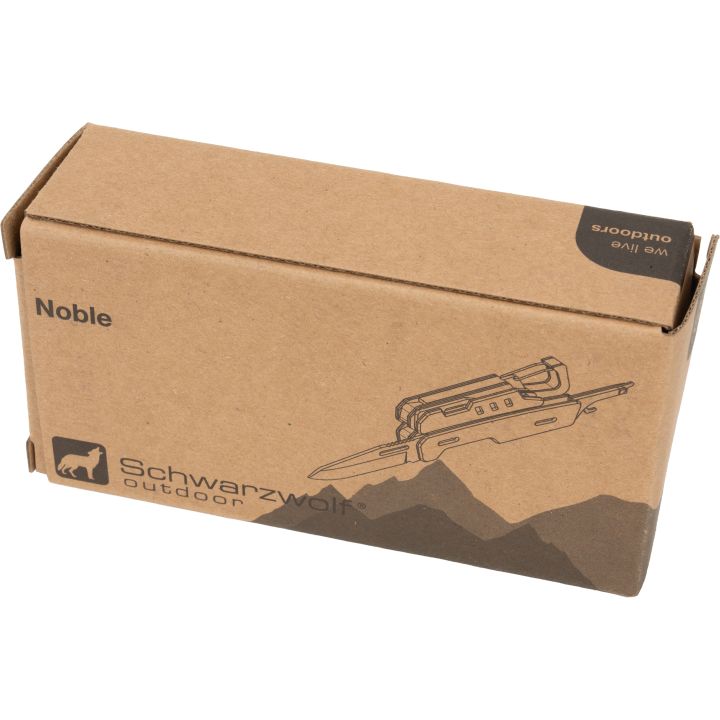 Narzędzie wielofunkcyjne NOBLE Schwarzwolf - Czarny