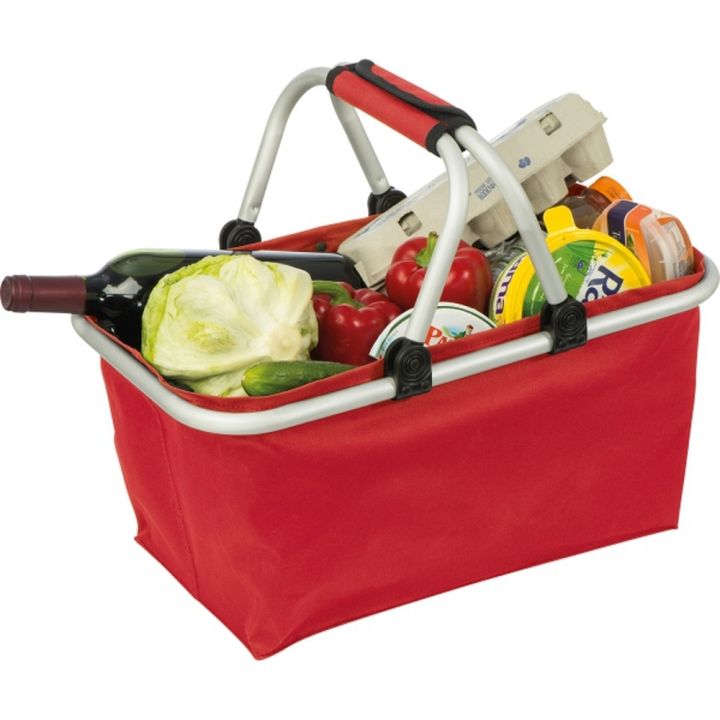 Kosz na zakupy CHERYL - Czerwony