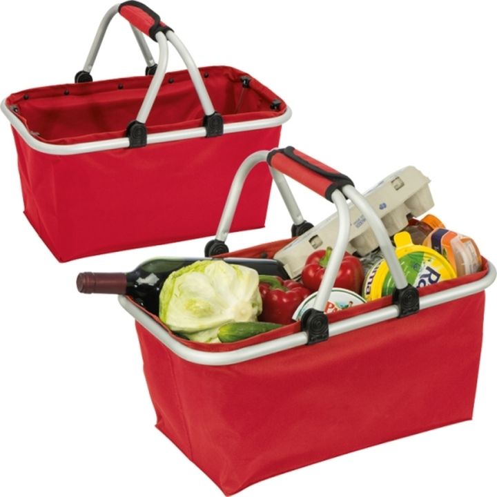 Kosz na zakupy CHERYL - Czerwony