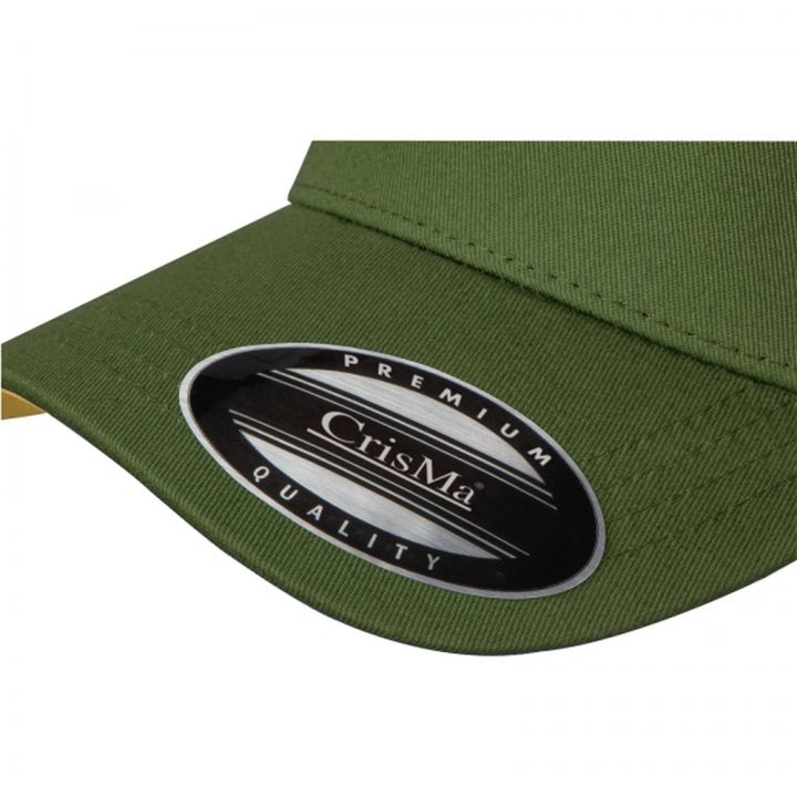 Czapka z daszkiem bawełniana 5 paneli 290 g/m2 AXEL - Khaki