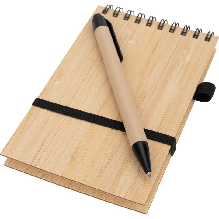 Notatnik A6 z czystymi stronami i długopisem ELSA - Beżowy