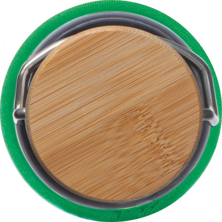 Butelka szklana z pokrowcem 600 ml RAMONA - Zielony