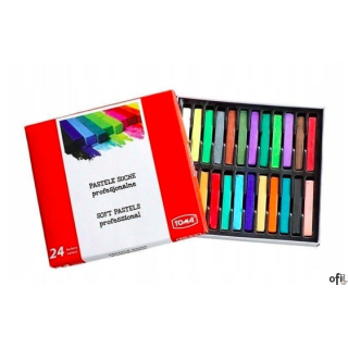 Pastele suche - 24 kolory mix TO-580-24 Toma