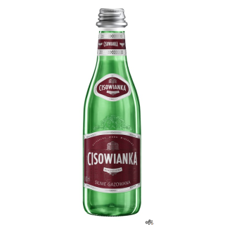 Woda CISOWIANKA 0.3l Silny Gaz szkło karton 24 szt