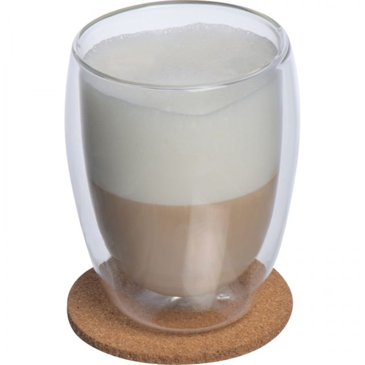 Podkładka pod kubek korkowa MARION - Beżowy