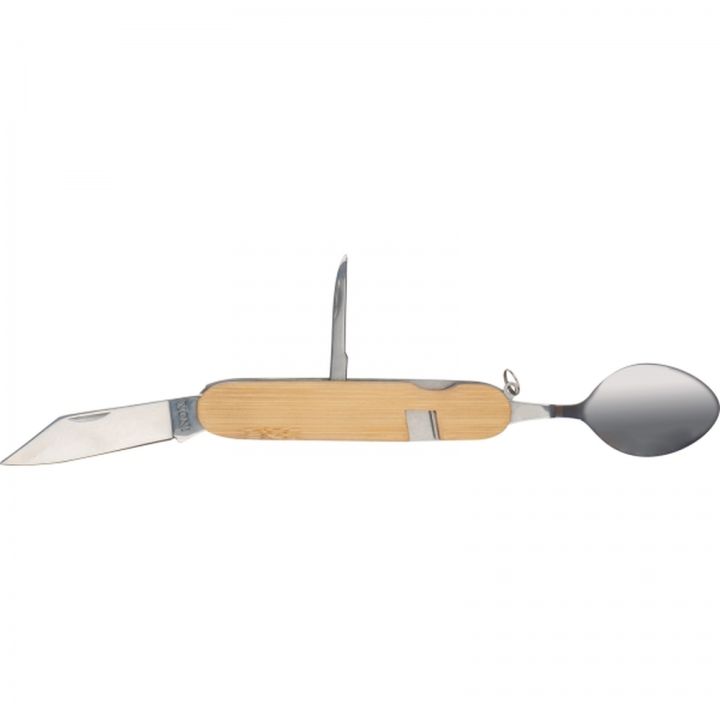 Sztućce turystyczne CONNOR - Beżowy