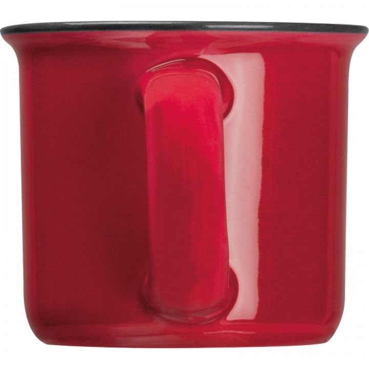Kubek ceramiczny 60 ml TILL - Czerwony