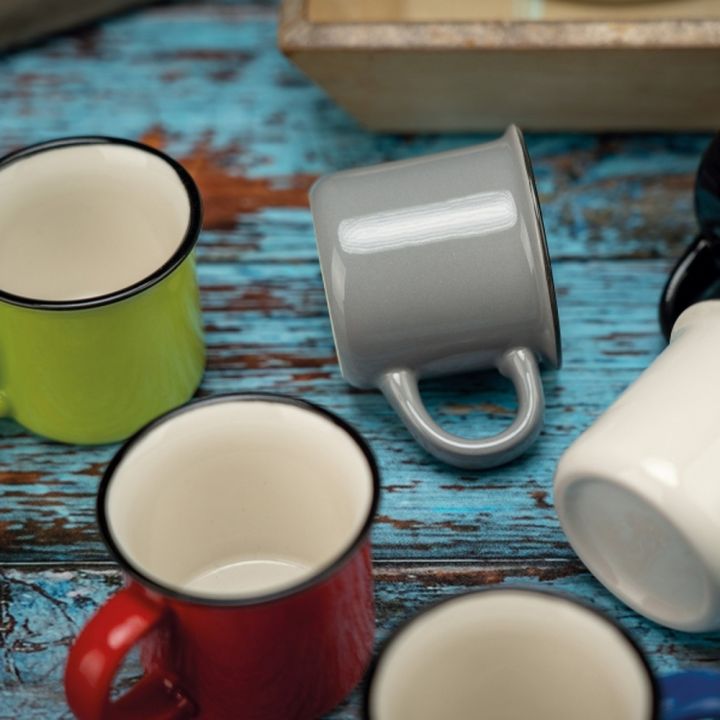 Kubek ceramiczny 60 ml TILL - Czerwony