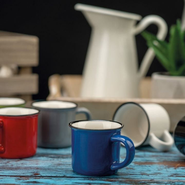 Kubek ceramiczny 60 ml TILL - Czerwony