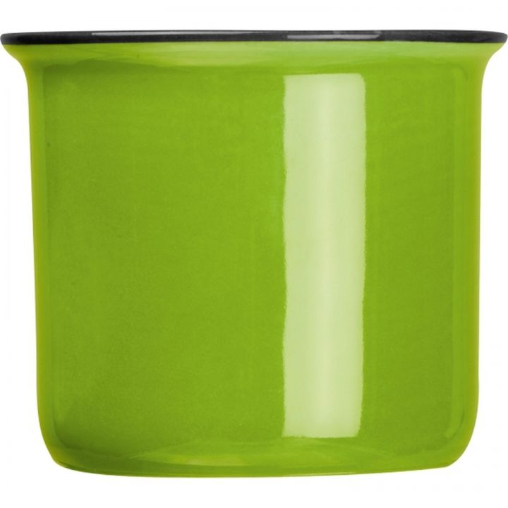 Kubek ceramiczny 60 ml TILL - Zielony