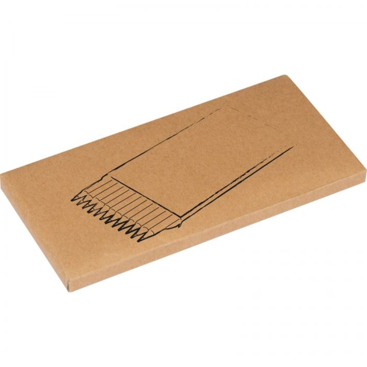 Kredki drewniane 12 kolorów MATEO - Beżowy