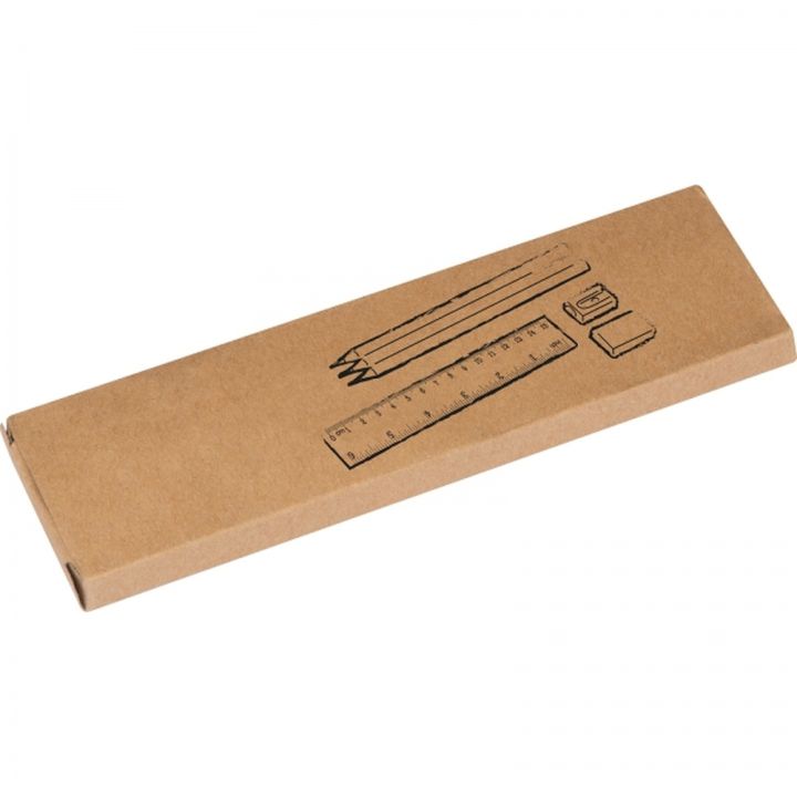 Zestaw piśmienny 6w1 GUSTAV - Beżowy