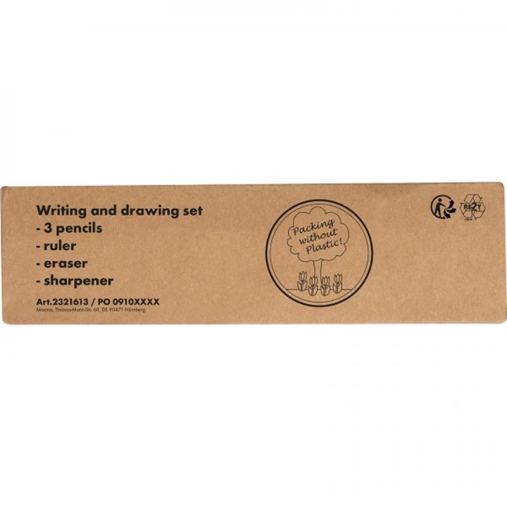 Zestaw piśmienny 6w1 GUSTAV - Beżowy