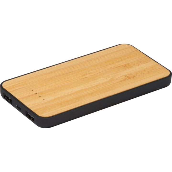 Power bank z ładowarką indukcyjną 8000 mAh LIBERO - Beżowy