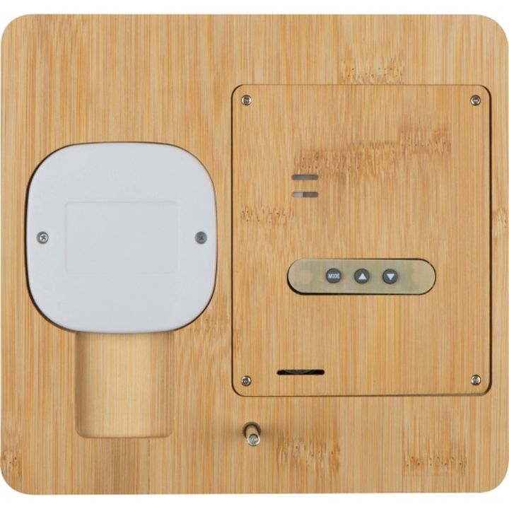 Stacja pogodowa z ładowarką indukcyjną BRUNO - Beżowy