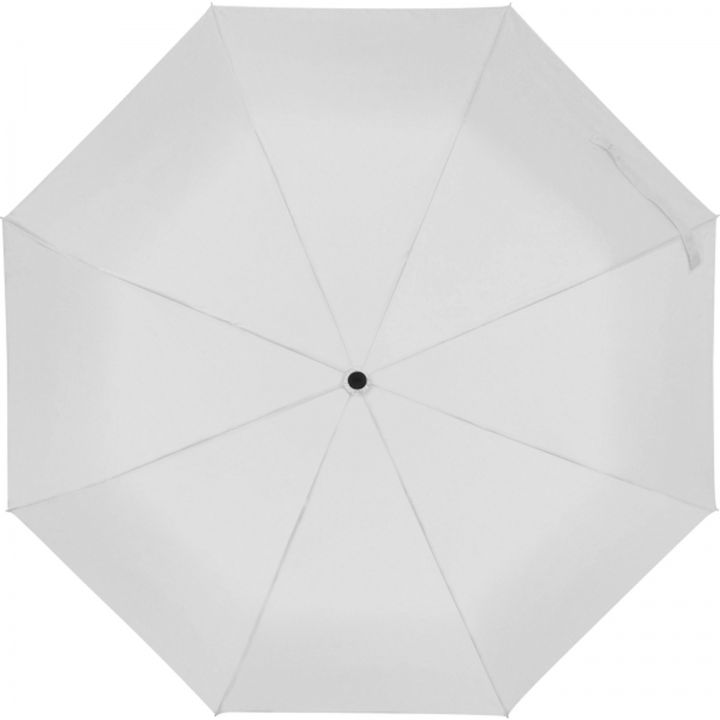 Parasol automatyczny ø100 cm RPET MALWINA - Biały