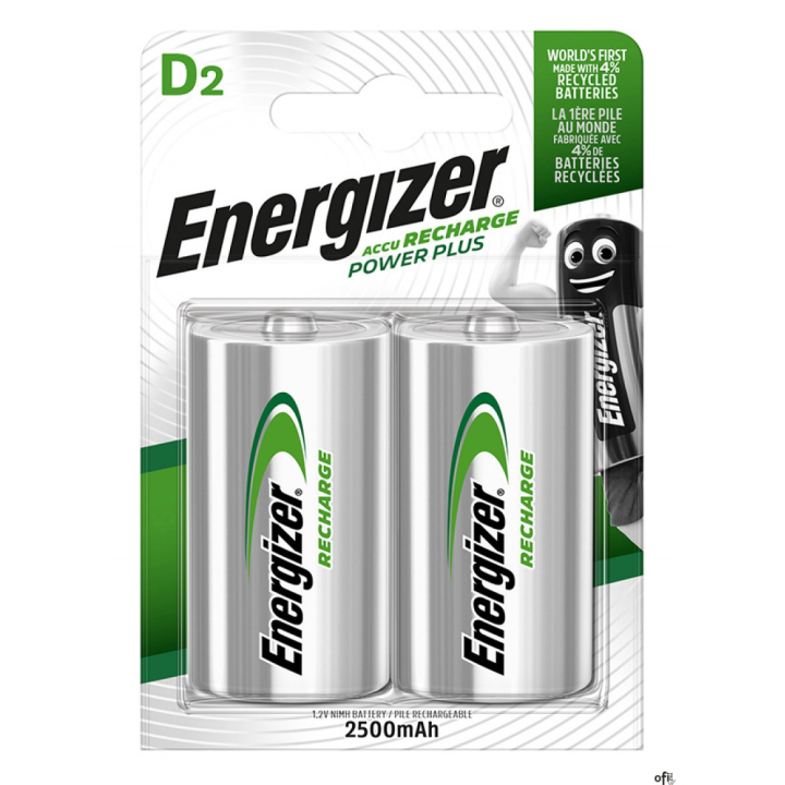 Bateria akumulatorek ENERGIZER HR20 (2szt.) POWER PLUS D 1.2V 2500mAh