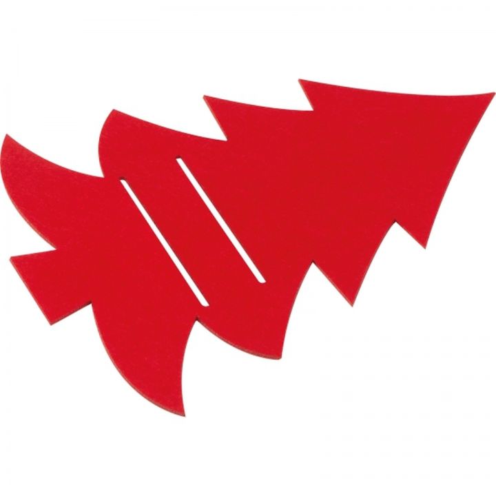 Podkładki do sztućców XMAS LOREDANA - Czerwony