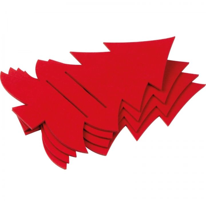 Podkładki do sztućców XMAS LOREDANA - Czerwony