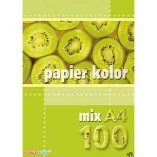Papier xero A4 mix kolorów (100 arkuszy) KRESKA  229