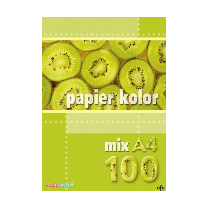 Papier xero A4 mix kolorów (100 arkuszy) KRESKA  229