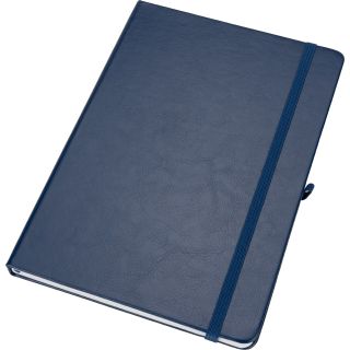 Notatnik A5 w linie z PU z recyklingu CLEO - Granatowy
