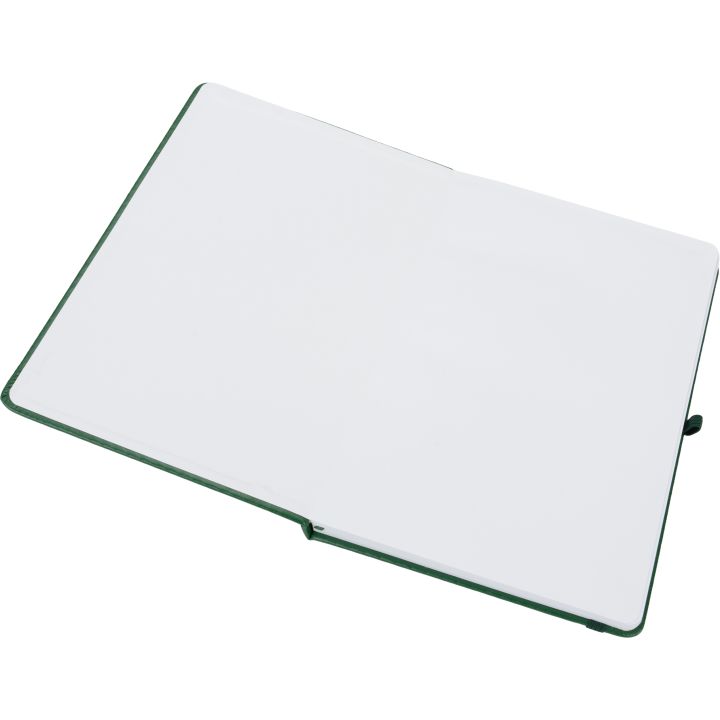 Notatnik A5 w linie z PU z recyklingu CLEO - Ciemnozielony